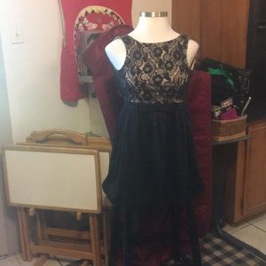 🌼REWIND DRESS-Black Lace W/Flesh LiningBlackSkirt